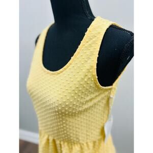 Yellow Swiss Dot Tank
